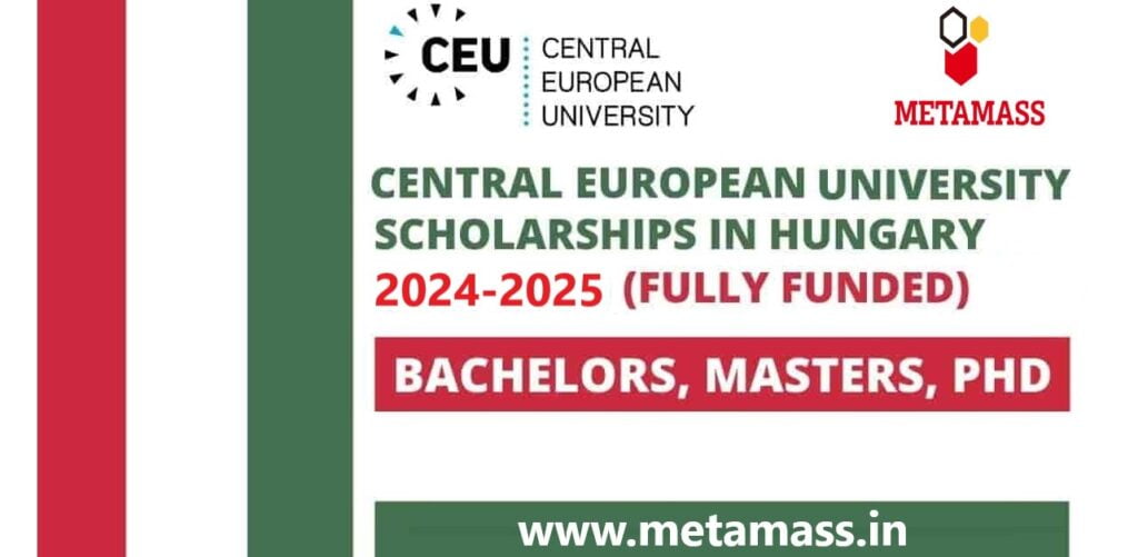 Central European University Scholarship (Study in Hungary)