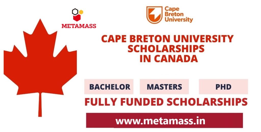 Cape Breton University Scholarships 2024-2025 (Study in Canada)