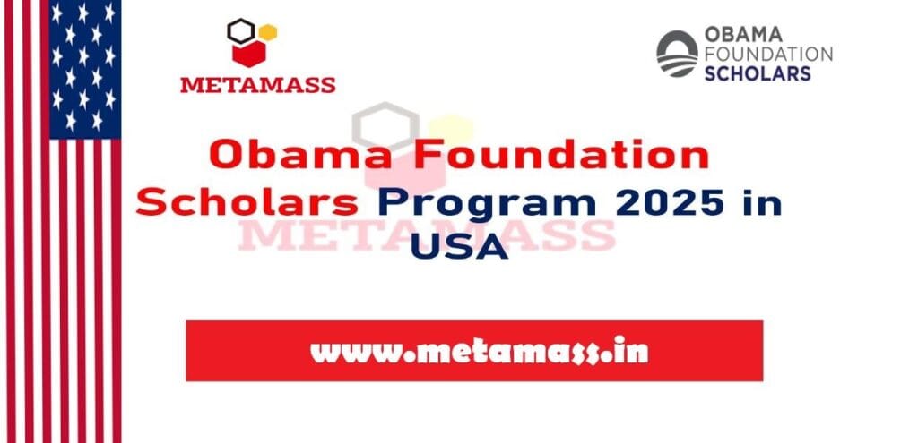 Obama Foundation Scholars Program