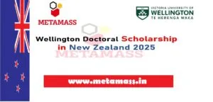 Wellington Doctoral Scholarship in New Zealand