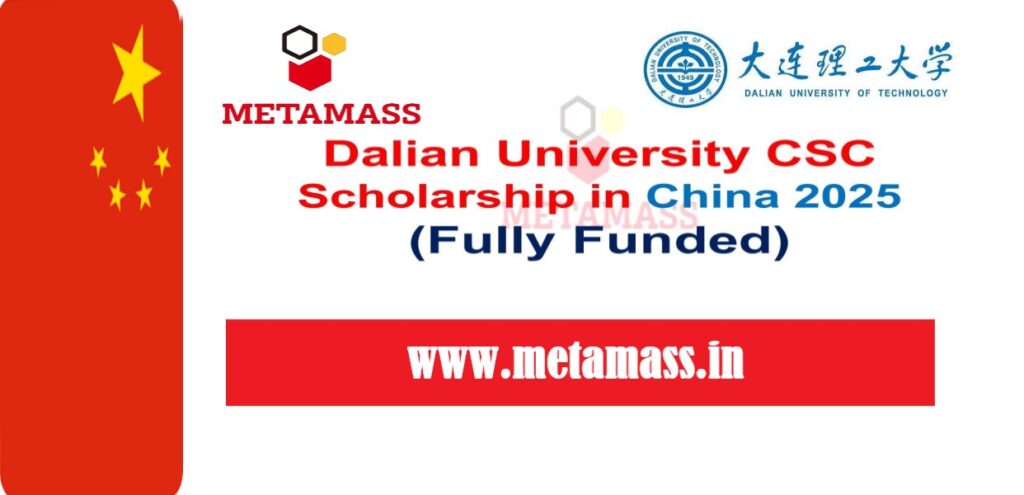 Dalian University CSC Scholarship in China 2025