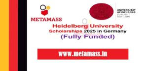 Heidelberg University Scholarships 2025 in Germany