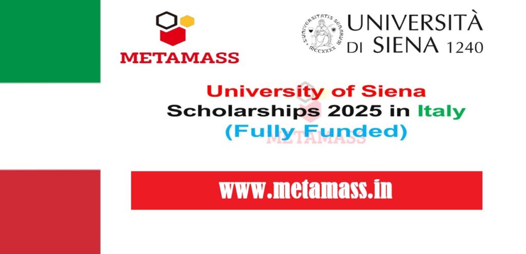 University of Siena Scholarships 2025 in Italy