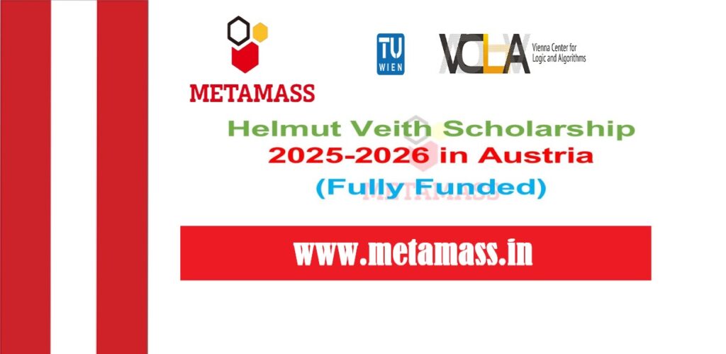 Helmut Veith Scholarship 2025-2026 in Austria