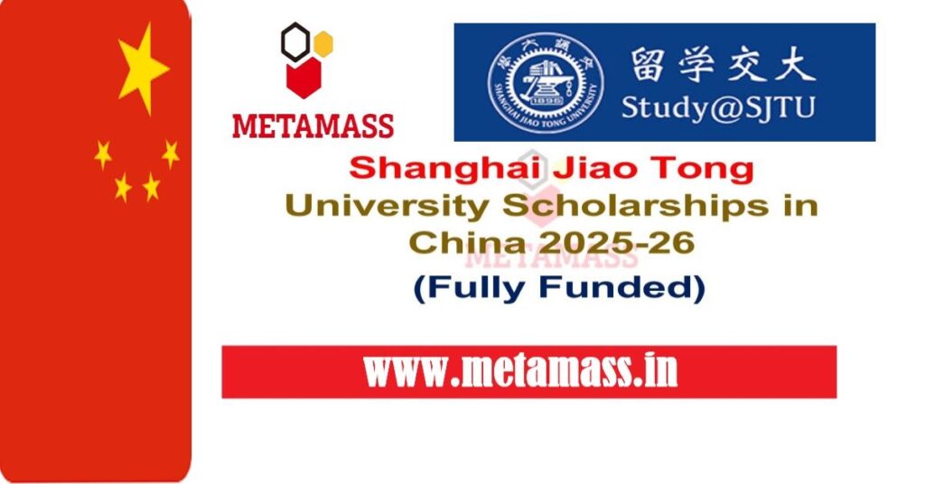 Shanghai Jiao Tong University Scholarships in China