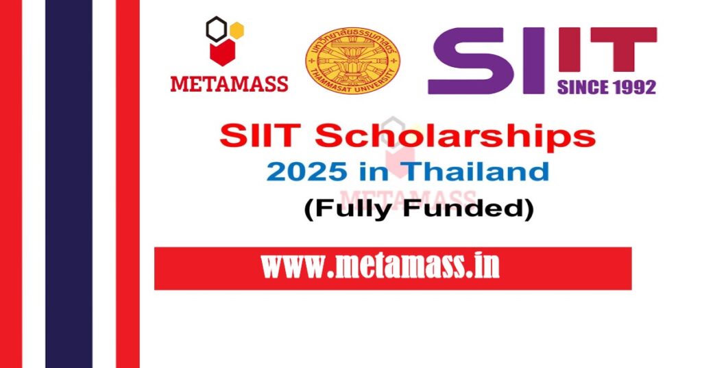 SIIT Scholarships 2025 in Thailand