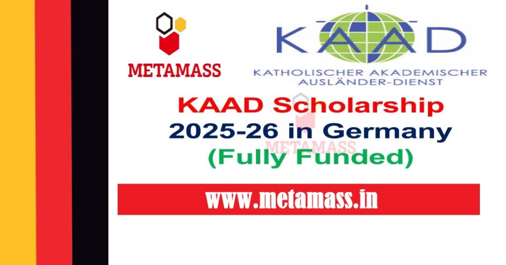 KAAD Scholarship 2025-26 in Germany (Fully Funded)