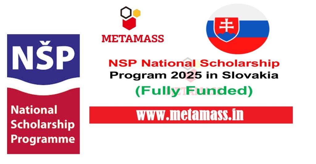 NSP National Scholarship Program 2025 in Slovakia