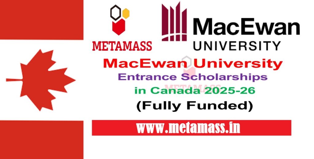 MacEwan University Entrance Scholarships in Canada