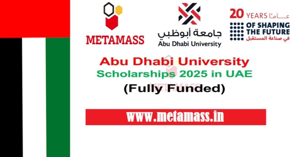 Abu Dhabi University Scholarships 2025 in UAE
