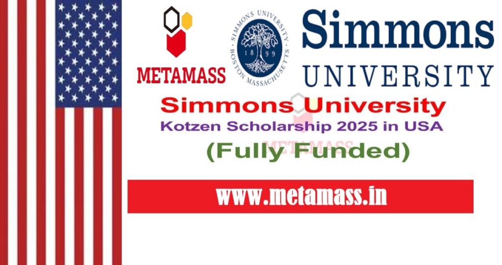 Simmons University Kotzen Scholarship 2025