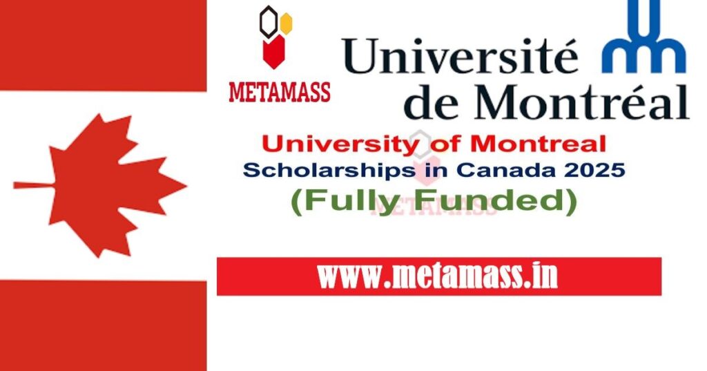 University of Montreal Scholarships in Canada