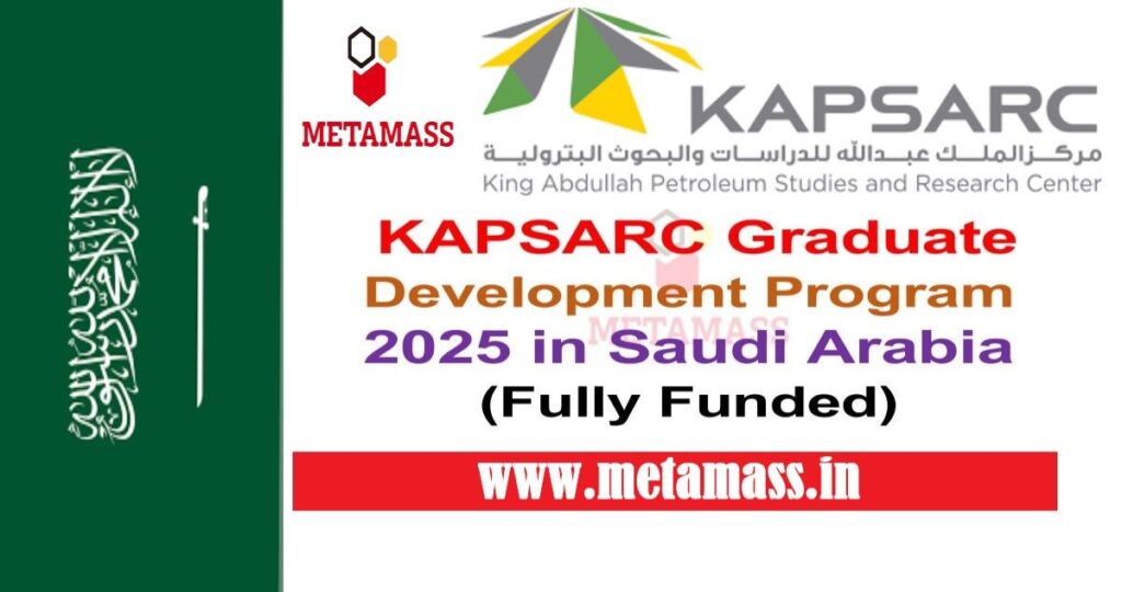  KAPSARC Graduate Development Program 2025
