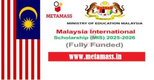  Malaysia International Scholarships (MIS)