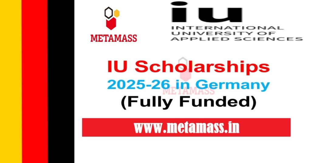 IU Scholarships 2025-26 in Germany