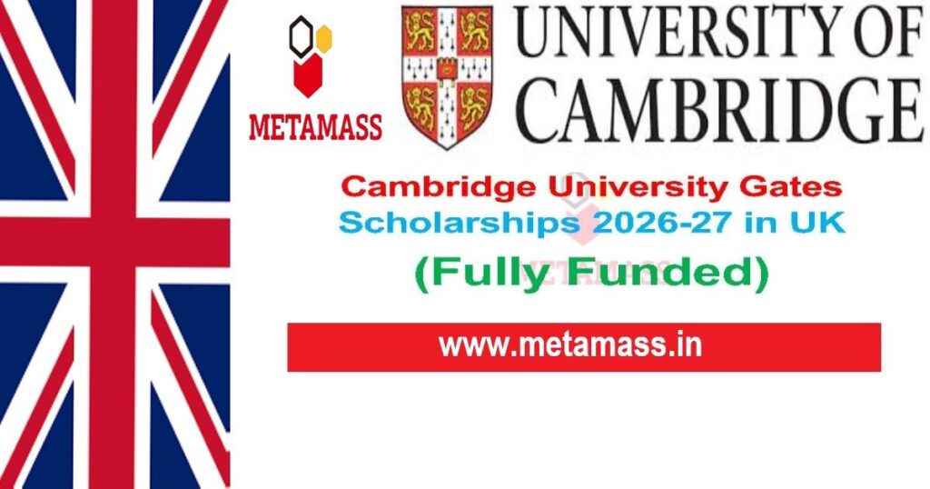 Cambridge University Gates Scholarships
