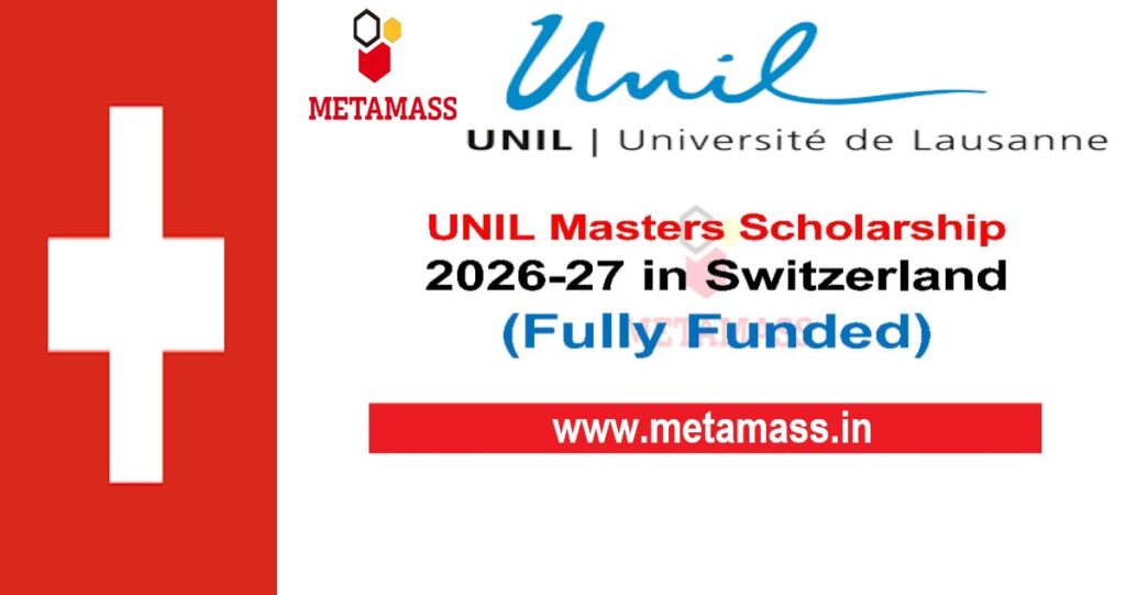 UNIL Masters Scholarship