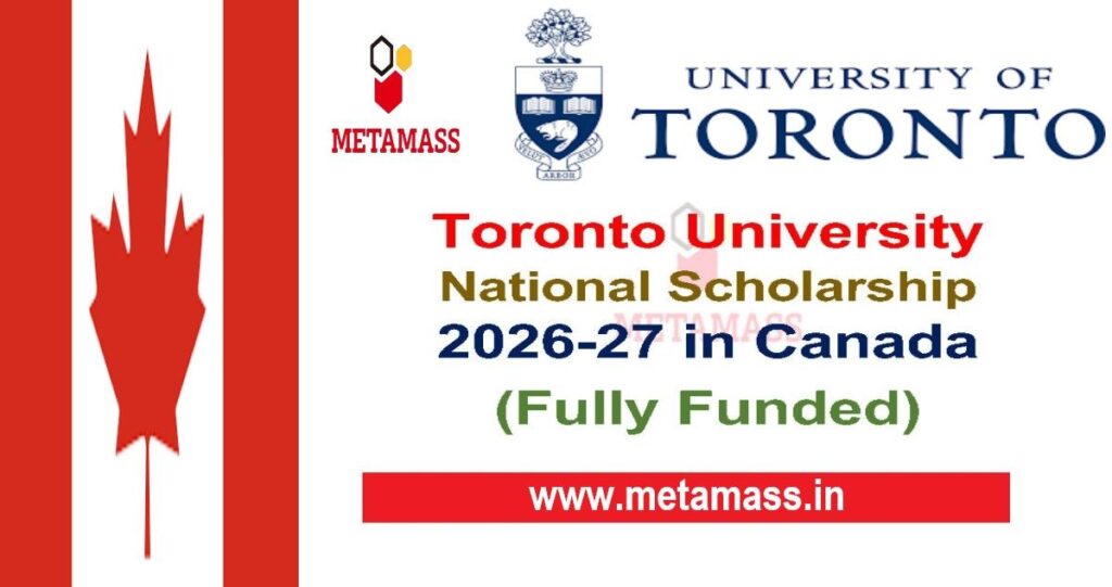 Toronto University National Scholarship