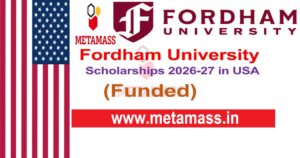 Fordham University Scholarships